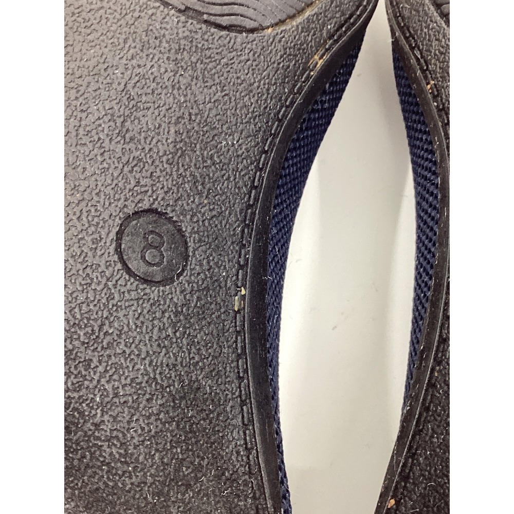 Serra Navy Blue Knit Heart Graphic Slip On Loafers Flats Womens Size 8 - Picture 7 of 7